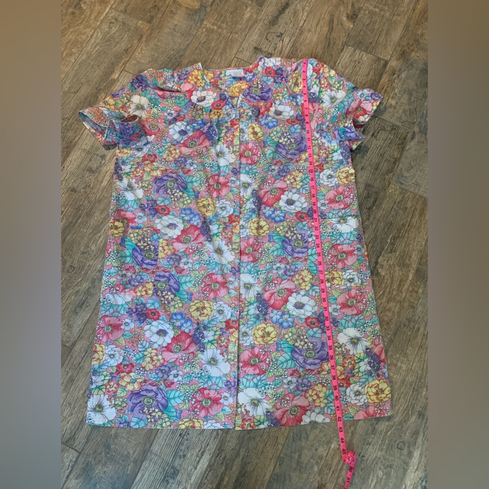 Women’s Vtg Simply Basic Snap Down Multicolor Flo… - image 5